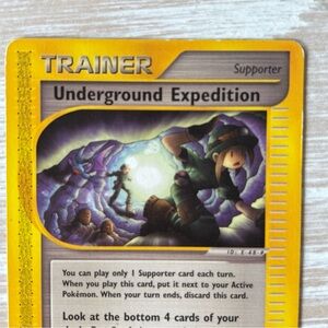 Pokemon Trainer Card - Underground Expedition Rare Artwork! 2003 140/144